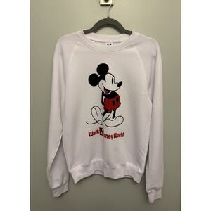 Disney Mickey Mouse Sweatshirt Men's Small Walt Disney World Pullover Crewneck